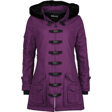 Gothicana by EMP - Gothic Winterjas - Bloodsucker - S - voor Vrouwen - violet