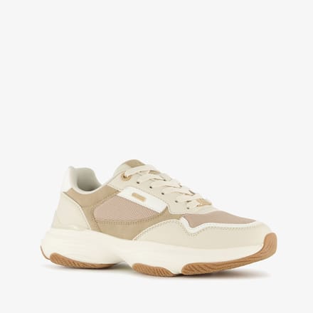 XX by Mexx dames sneakers beige - Maat 41 - Uitneembare zool