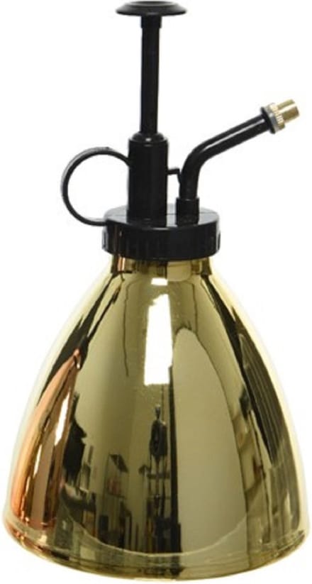 Luxe gouden waterverstuiver/plantenspuit/vernevelaar 17 cm