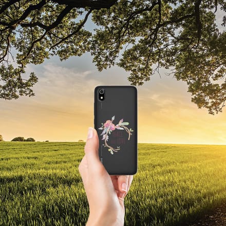 Xiaomi Redmi 7A Telefoonhoesje met Naam Boho Text
