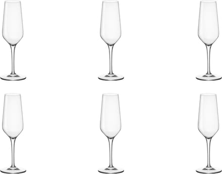 Bormioli Rocco Electra Champagneglas / Flute 23 Cl - 6 Stuks