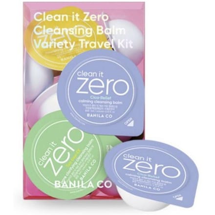 BANILA CO Clean It Zero Baume Démaquillant Assorti Kit Voyage – 16 Pièces (3 mL × 16, 48 mL total) gray