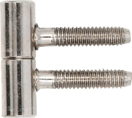 Meubelboorscharnier - Vernikkeld Staal - Ø 9x30 Mm - 2 Stuks