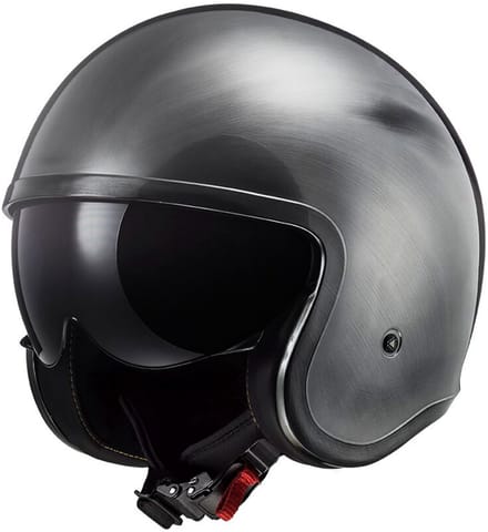 LS2 OF599 Spitfire II Jeans Titanium Jethelm - Maat M - Helm