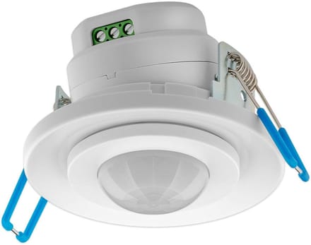 Infrarood Bewegingsmelder Plafond Inbouw 360 Graden met Schemeringssensor Wit