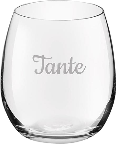 Drinkglas gegraveerd - 39cl - Tante