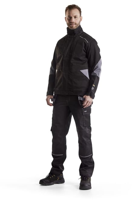 Blaklader Vlamvertragende werkbroek 1461-1516 - Zwart/Grijs - D96
