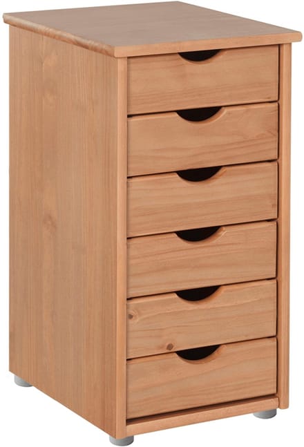 Gava-Commode - 6-Laden - Natuur Grenen