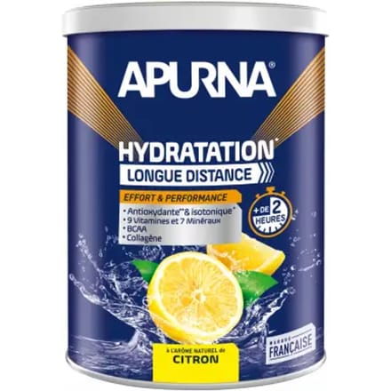 Isotone citroen-citrusdrank voor lange afstanden Apurna