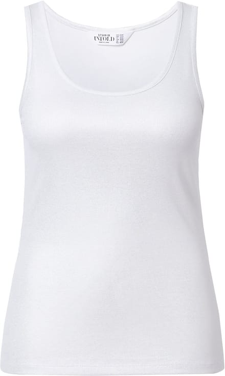 Studio Untold - Dames - Ribtop slim shape glanseffect - Zilver - Maat 58+
