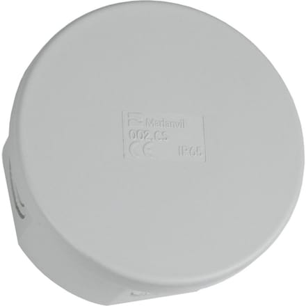 Boîte d'installation en saillie Ø80 avec membranes Ip65 Hermétique Ronde