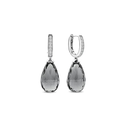 TI SENTO Dames Oorbellen - 925 zilver - Groen - 78038GG
