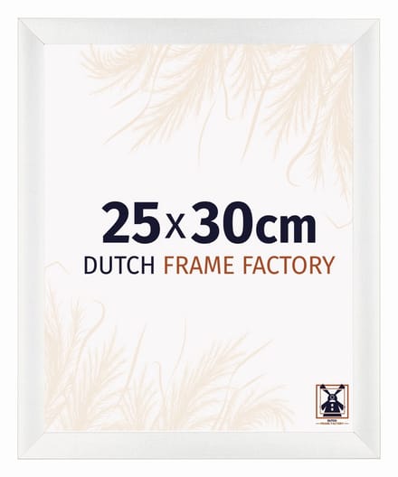 Fotolijst 25x30 cm - MDF - Wit Geveegd - Praag