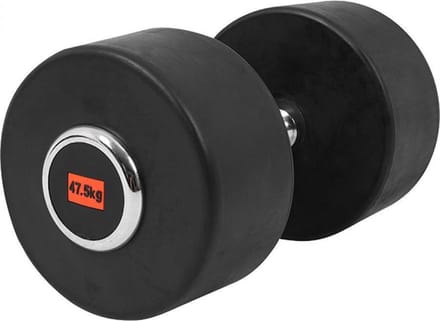 Gorilla Sports Vaste Halter 47,5 kg - Professionele Dumbbell - Rubber