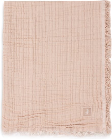 Jollein Baby Wiegdeken - 75x100cm - Fringe - Moonstone/Ivory - GOTS
