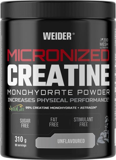 Weider Micronized Creatine Monohydrate + AstraGin (310g) Unflavoured - Creatine - Creatine Monohydraat