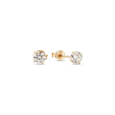 Di Lusso 14K Gouden Oorstekers – 0.40 ct Lab Grown Diamant