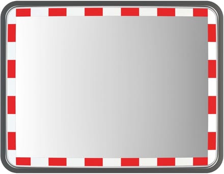 DURABEL BASIC verkeersspiegel volledig uit RVS - 800 x 1000 mm