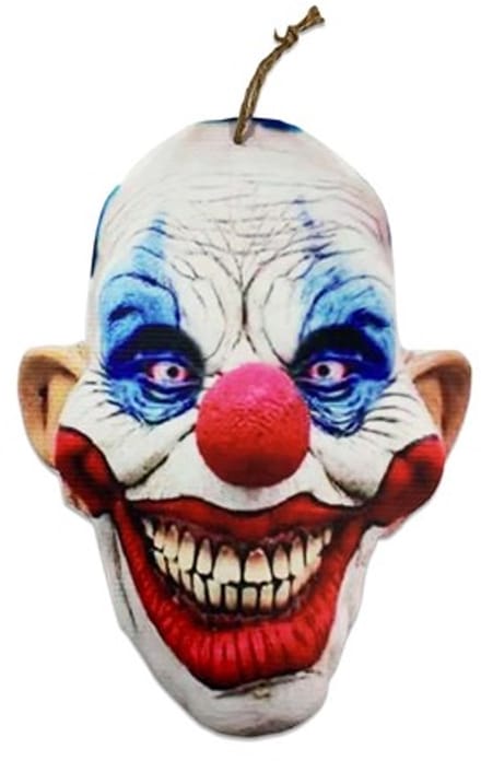 Clown gezicht hangend | Halloween | Griezel
