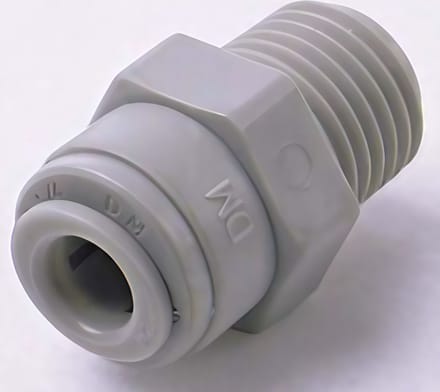 Adapter 3/8" Schroefbaar (buitendraad) 3/8" Plug