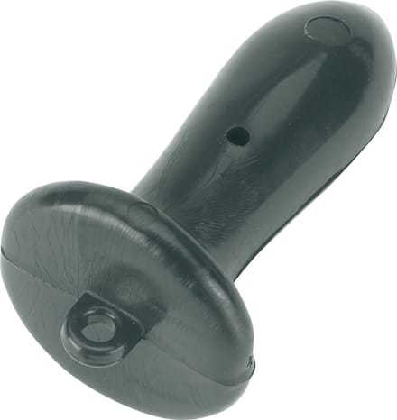Excellent Blinde Melkstop - Melkklauw - Stopper - Kunststof - Zwart - 9 CM