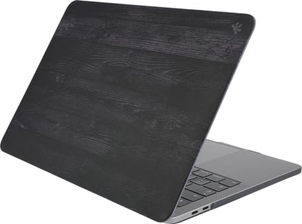 Gecko Covers Clip on Case geschikt voor MacBook Air 13 inch (2018/2019) - Zwart