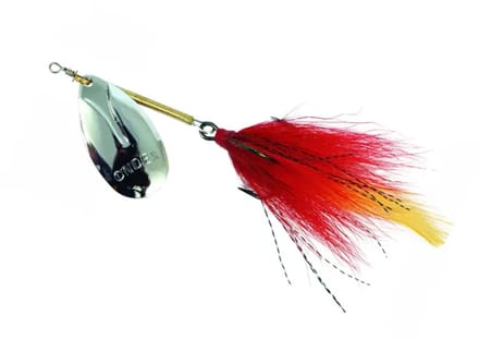 Ondex Buck Spinner maat 4 – 5,5 gram met enkel blad Silver