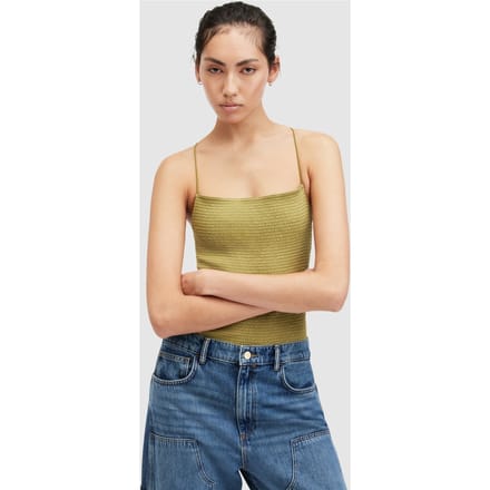 AllSaints Tilly Bodysuit Sap Green Taglia: 8 | Body Outlet | Donna | Verde