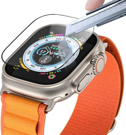 BLUEO 49mm Screenprotector - Geschikt voor Apple Watch Ultra met Applicator