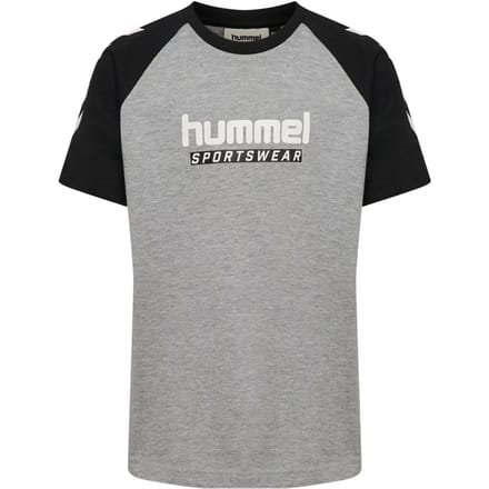 T-shirt met kinderlogo Hummel