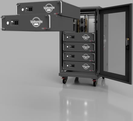 Voltsmile RPC cabinet 22U - maximaal 6x 5kWh V-serie batterij