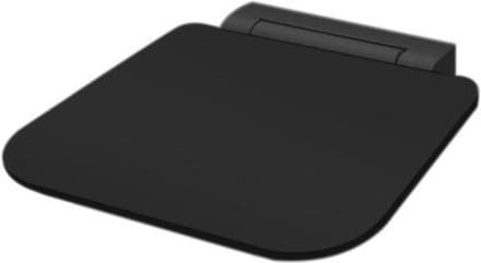 Best Design Nero Ruby Black wandmodel opklapbare douchezitting 35x27.5cm zwart