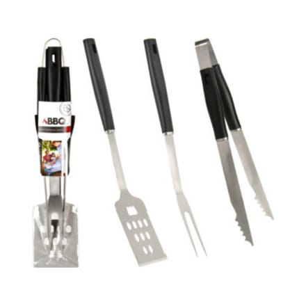 BBQ Gereedschap Set - 3 Delig - - - - - -