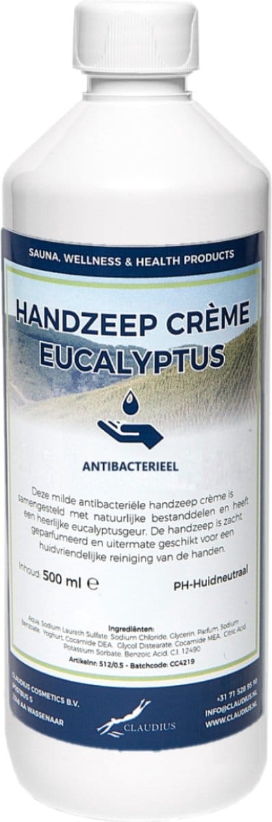 Handzeep Crème Eucalyptus 500 ml