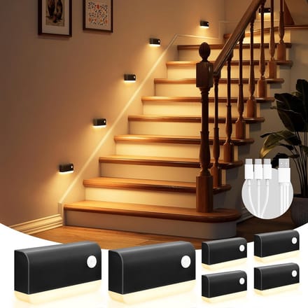 Draadloze LED Bewegingssensor Plafondspots met Oplaadbare Batterij voor Binnen