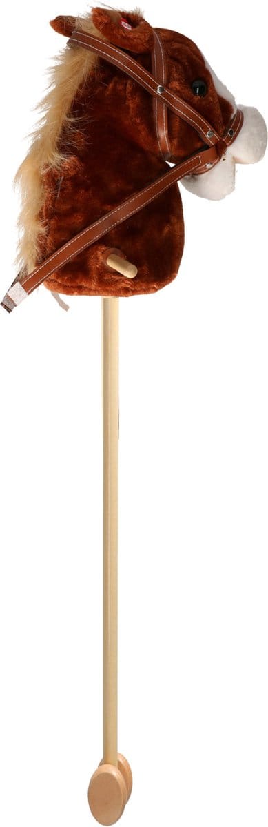 Stokpaard Bruin Met Geluid 100 Cm