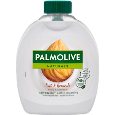 Palmolive Handzeep Naturals Melk & Amandel Navulling 300 ml