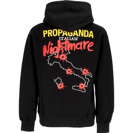 Herenhoodie Nightmare Hoodie Zwart