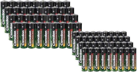 Camelion Super Heavy Duty Combipack AA/AAA - Batterij - 1.5V - 72 stuks