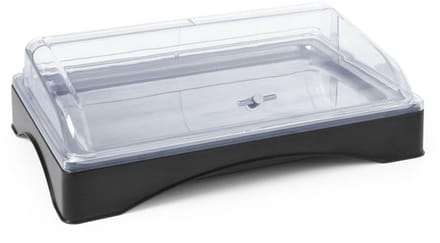 Gekoeld display - Buffet vitrine - Producten presenteren - Compleet met koelelement - GN 1/1 - Transparant