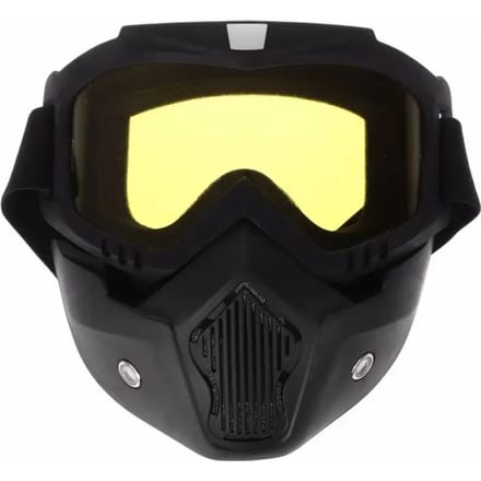 Het gekke masker met scherm Le Motard Bleu