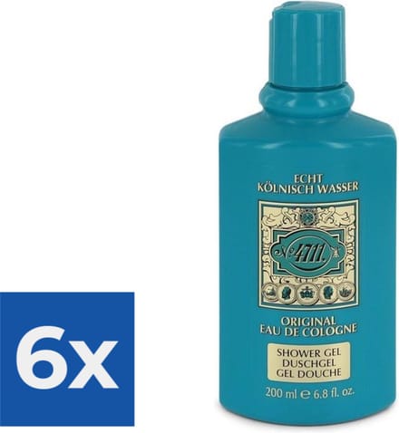 4711 - 200 ml - Bad- & Douchegel - Voordeelverpakking 6 stuks