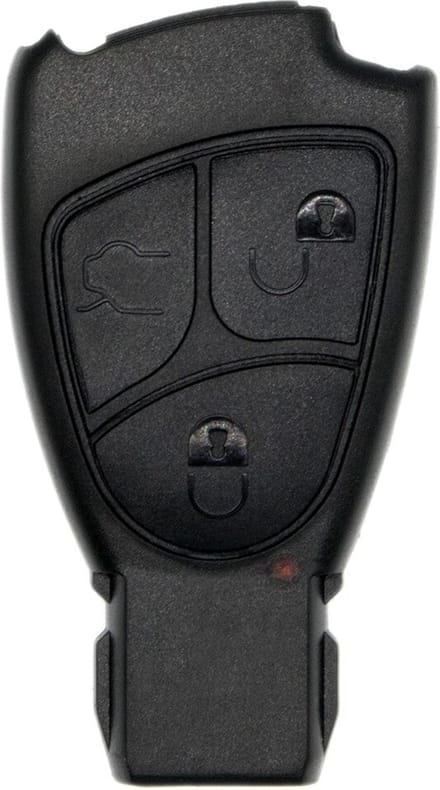 XEOD Autosleutelbehuizing - sleutelbehuizing auto - sleutel - Autosleutel / Geschikt voor: Mercedes 3 Knops smart sleutel