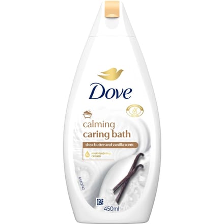 Dove Caring Bath Shea Butter With Warm Vanilla Bath Cream 450 ml
