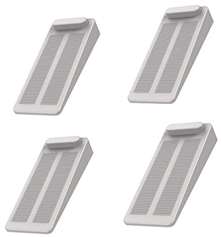 Verstelbare rubberen deurstopper met antislip - 4 stuks