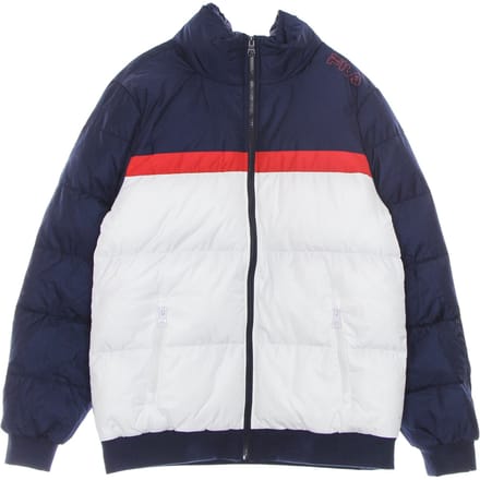 Oliver Puff Jacket Donsjack voor heren Helderwit/zwart Iris/true Red