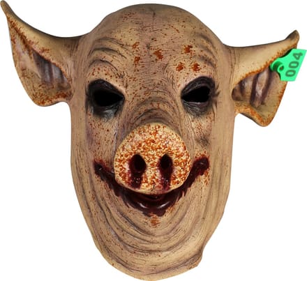 SAU masker bebloed varkenshoofd