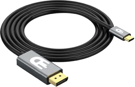 USB C naar Displayport Kabel - 8K 60Hz 4K 120Hz - Thunderbolt 3 - Geschikt Voor Apple / iMac / Macbook (Pro) - 1.8 meter