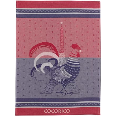 Theedoek Winkler Jacquard Cocorico