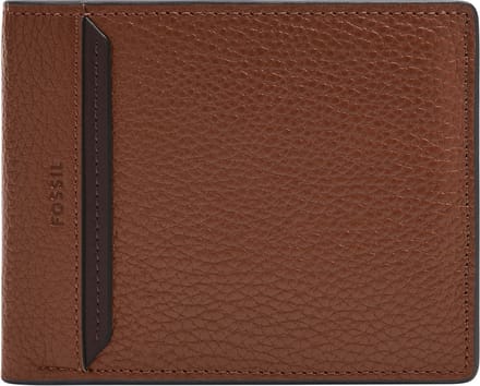 FOSSIL Portemonnee Huntington Passcase Wallet Medium Brown Bruine